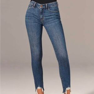 Abercrombie Simone High Rise Ankle Skinny Jeans